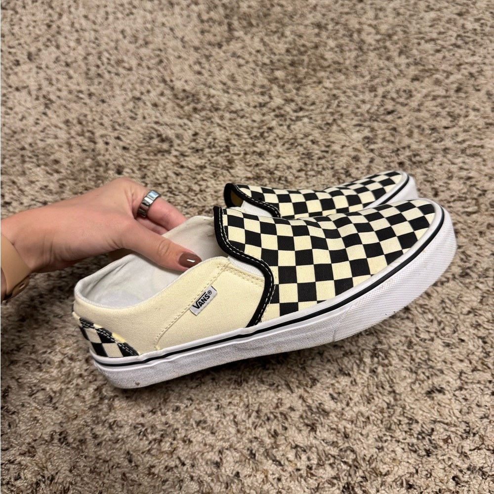 Checkered Slip-On Vans